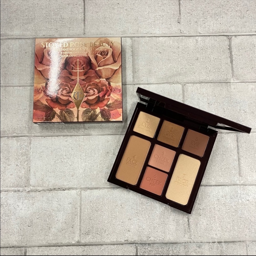 CHARLOTTE TILBURY Stoned Rose Beauty Palette only used a few times